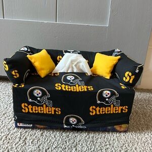 Steelers couch Tissue Box cover